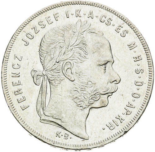 Zlatník 1875 - avers