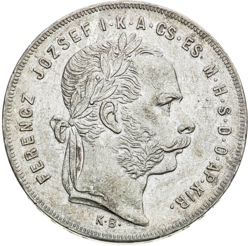Zlatník 1875 - avers