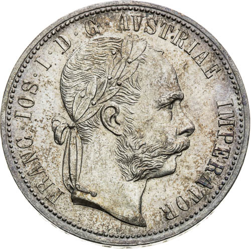 Zlatník 1875 - avers