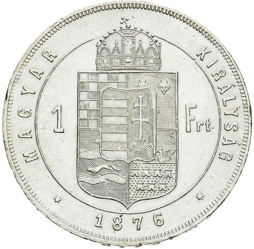 Zlatník 1876 - revers