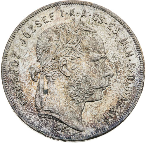Zlatník 1876 - avers