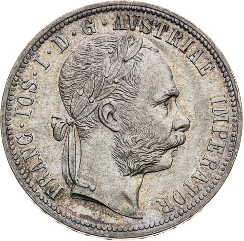 Zlatník 1876 - avers
