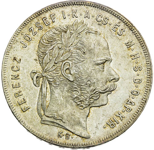 Zlatník 1877 - avers