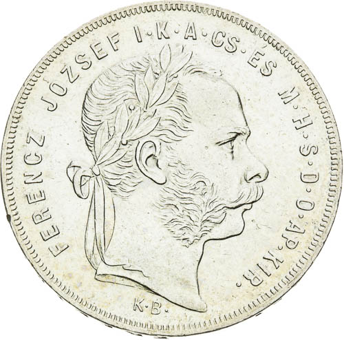 Zlatník 1878 - avers