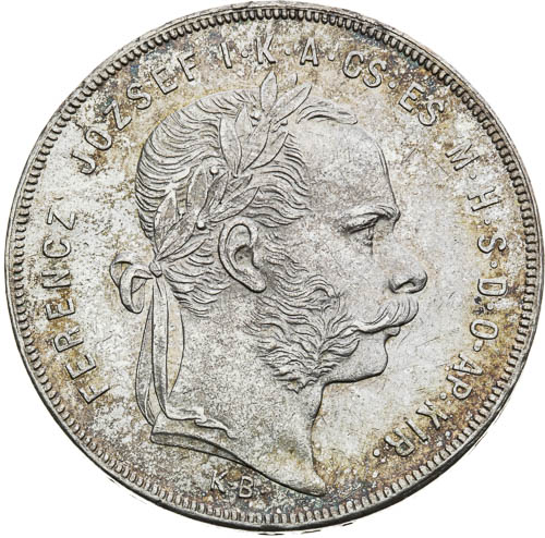 Zlatník 1878 - avers