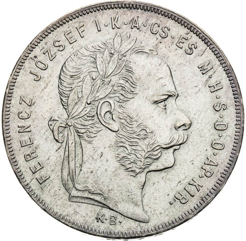 Zlatník 1878 - avers