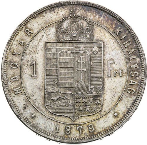 Zlatník 1879 - revers