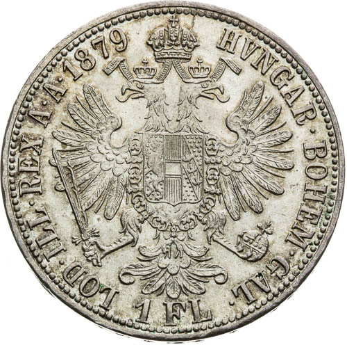 Zlatník 1879 - revers