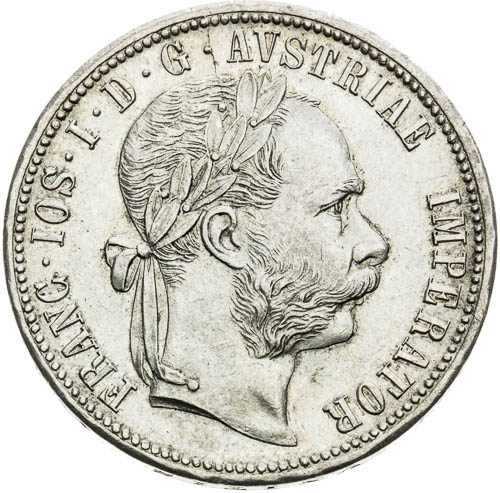 Zlatník 1879 - avers