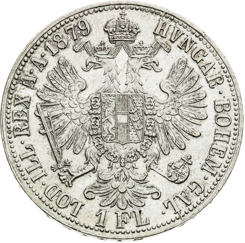 Zlatník 1879 - revers