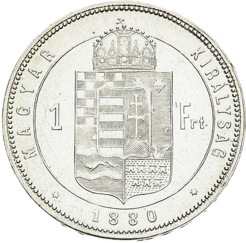 Zlatník 1880 - revers
