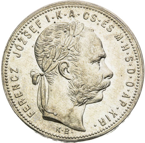Zlatník 1880 - avers