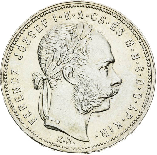 Zlatník 1881 - avers