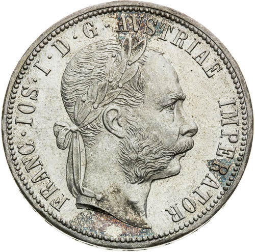 Zlatník 1881 - avers