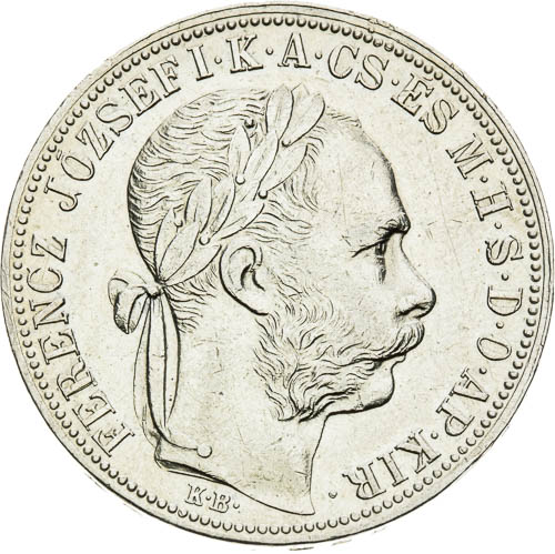 Zlatník 1882 - avers