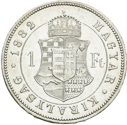 Zlatník 1882 - revers