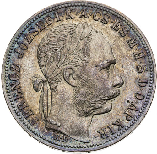 Zlatník 1882 - avers