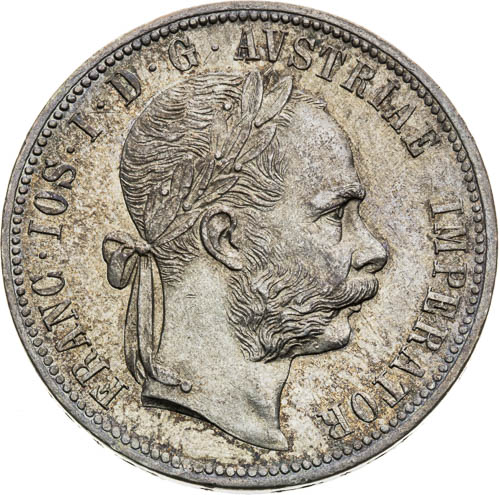 Zlatník 1882 - avers