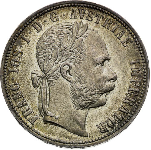Zlatník 1885 - avers