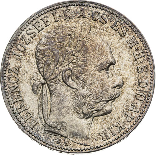 Zlatník 1886 - avers