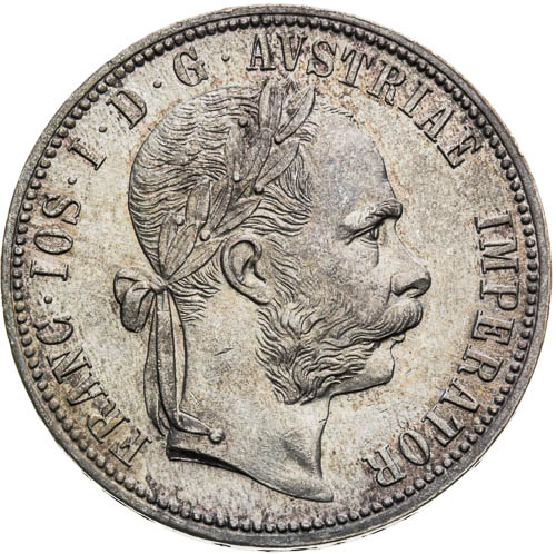 Zlatník 1886 - avers