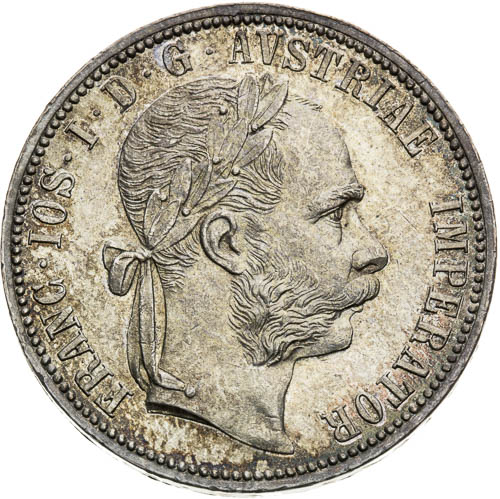 Zlatník 1887 - avers