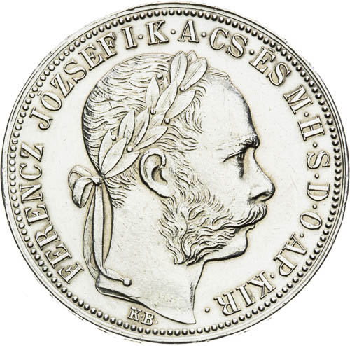 Zlatník 1888 - avers