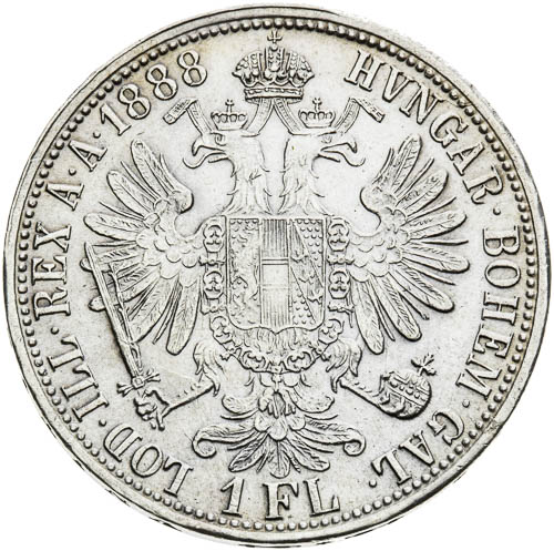 Zlatník 1888 - revers