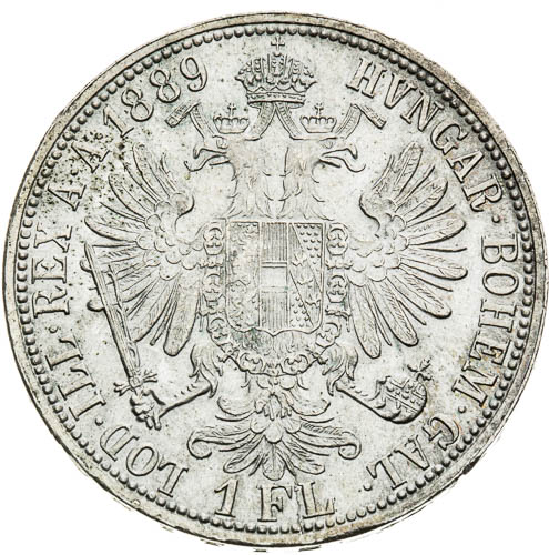 Zlatník 1889 - revers