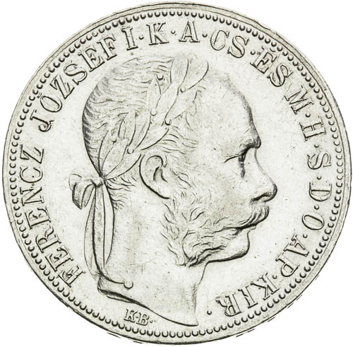 Zlatník 1890 - avers