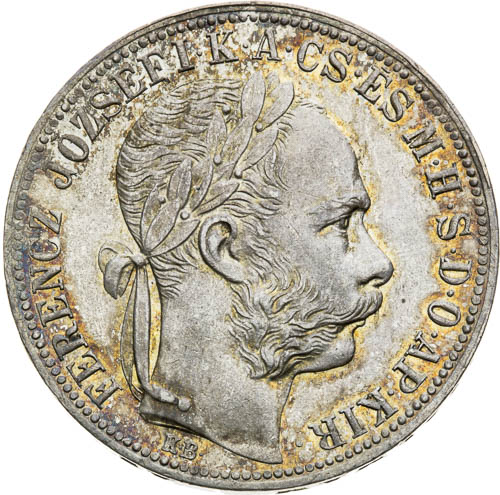 Zlatník 1890 - avers