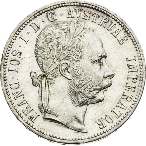 Zlatník 1890 - avers