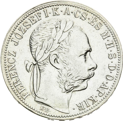 Zlatník 1891 - avers