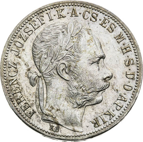 Zlatník 1891 - avers