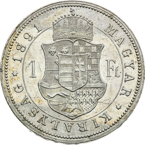 Zlatník 1891 - revers