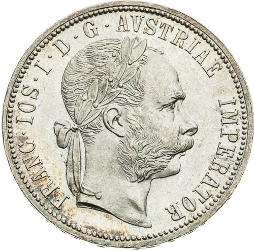 Zlatník 1891 - avers