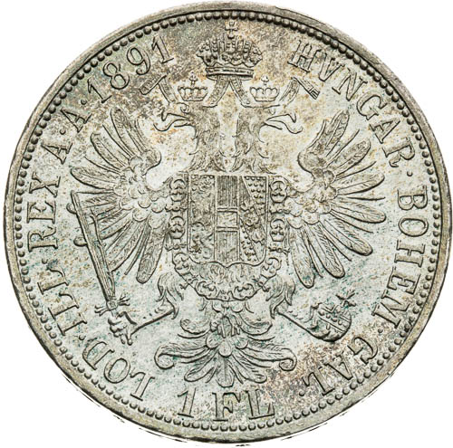 Zlatník 1891 - revers