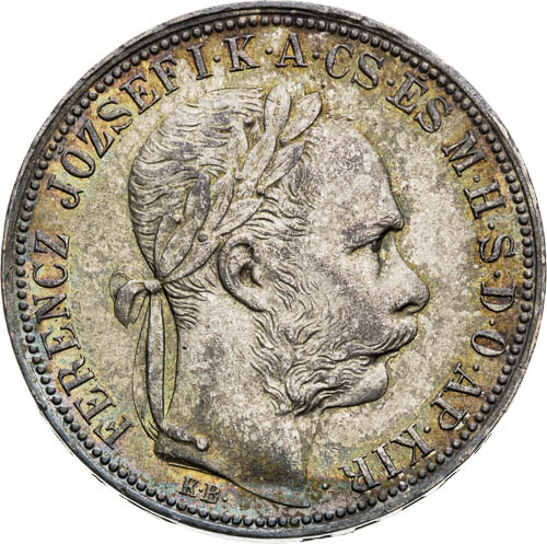 Zlatník 1892 - avers