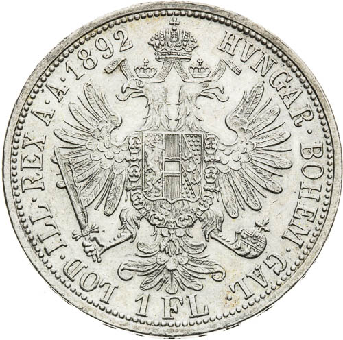Zlatník 1892 - revers