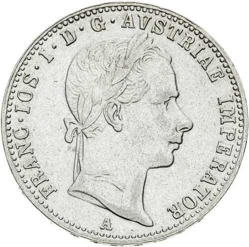 1/4 Zlatník 1858 - avers