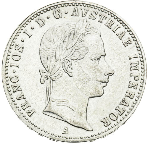 1/4 Zlatník 1858 - avers