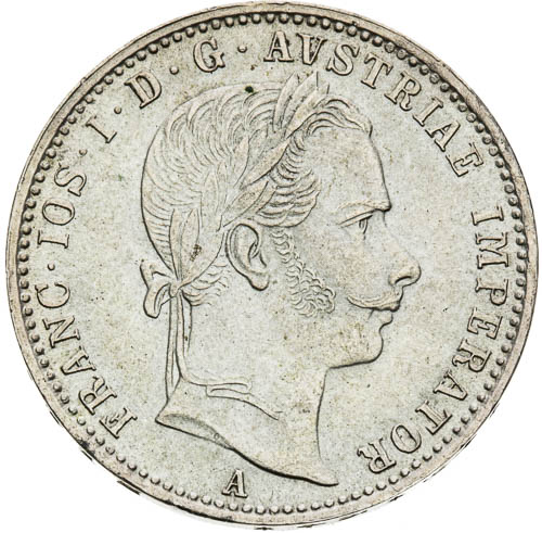 1/4 Zlatník 1859 - avers
