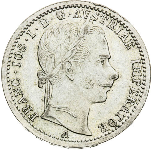1/4 Zlatník 1862 - avers