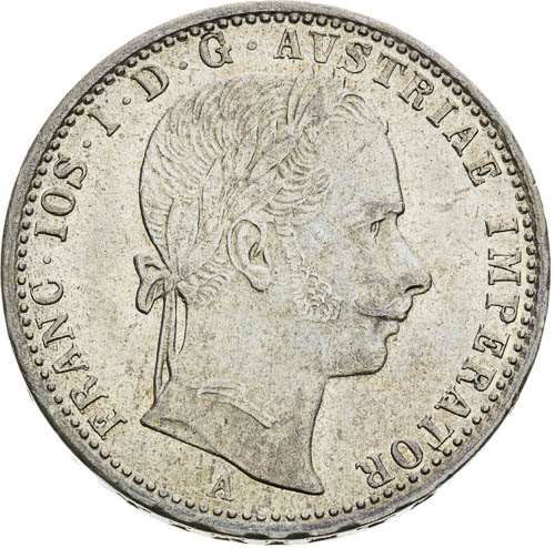 1/4 Zlatník 1864 - avers