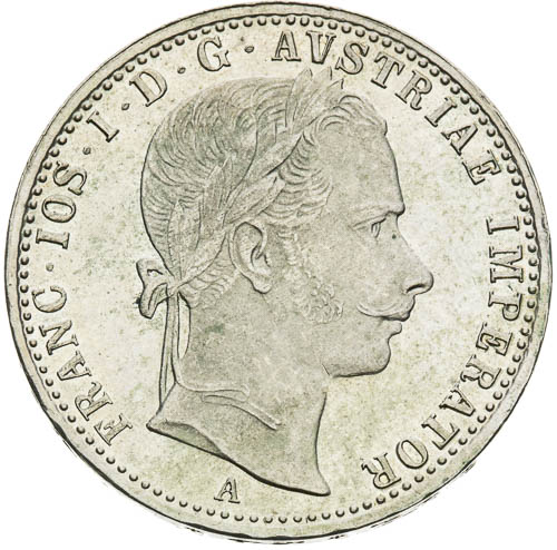 1/4 Zlatník 1865 - avers