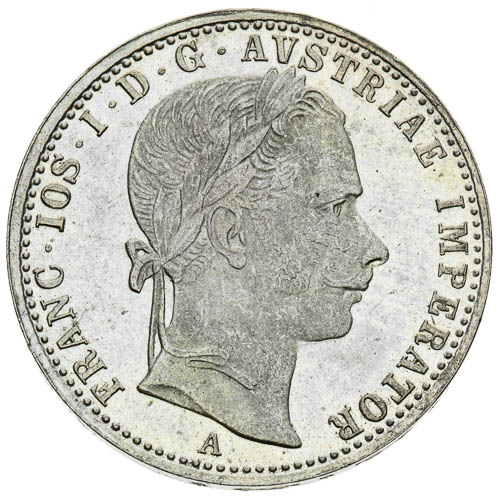 1/4 Zlatník 1865 - avers