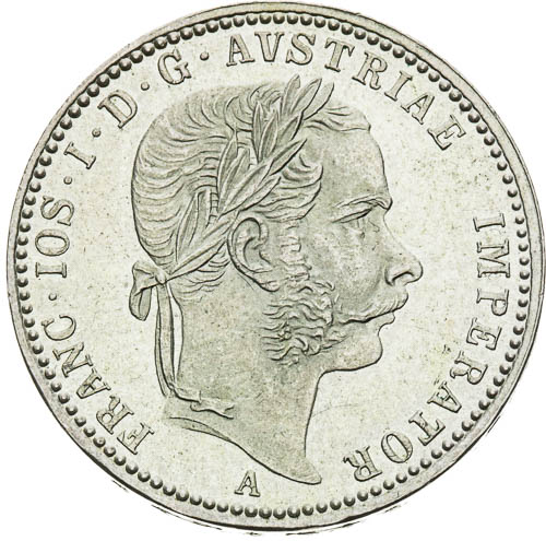 1/4 Zlatník 1868 - avers