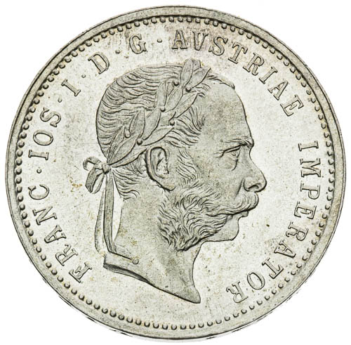 1/4 Zlatník 1872 - avers