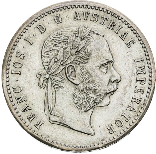 1/4 Zlatník 1872 - avers