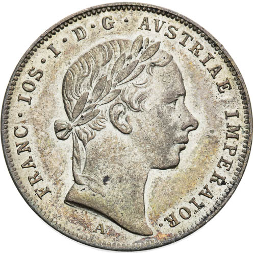 10 Krejcar 1853 - avers